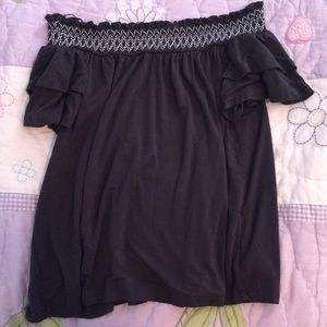 Cute off the shoulder top!
